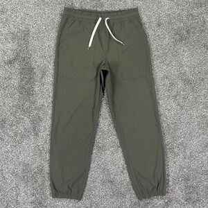 Vuori Miles Jogger Performance Pant Womens Small Green Pockets & Drawstring